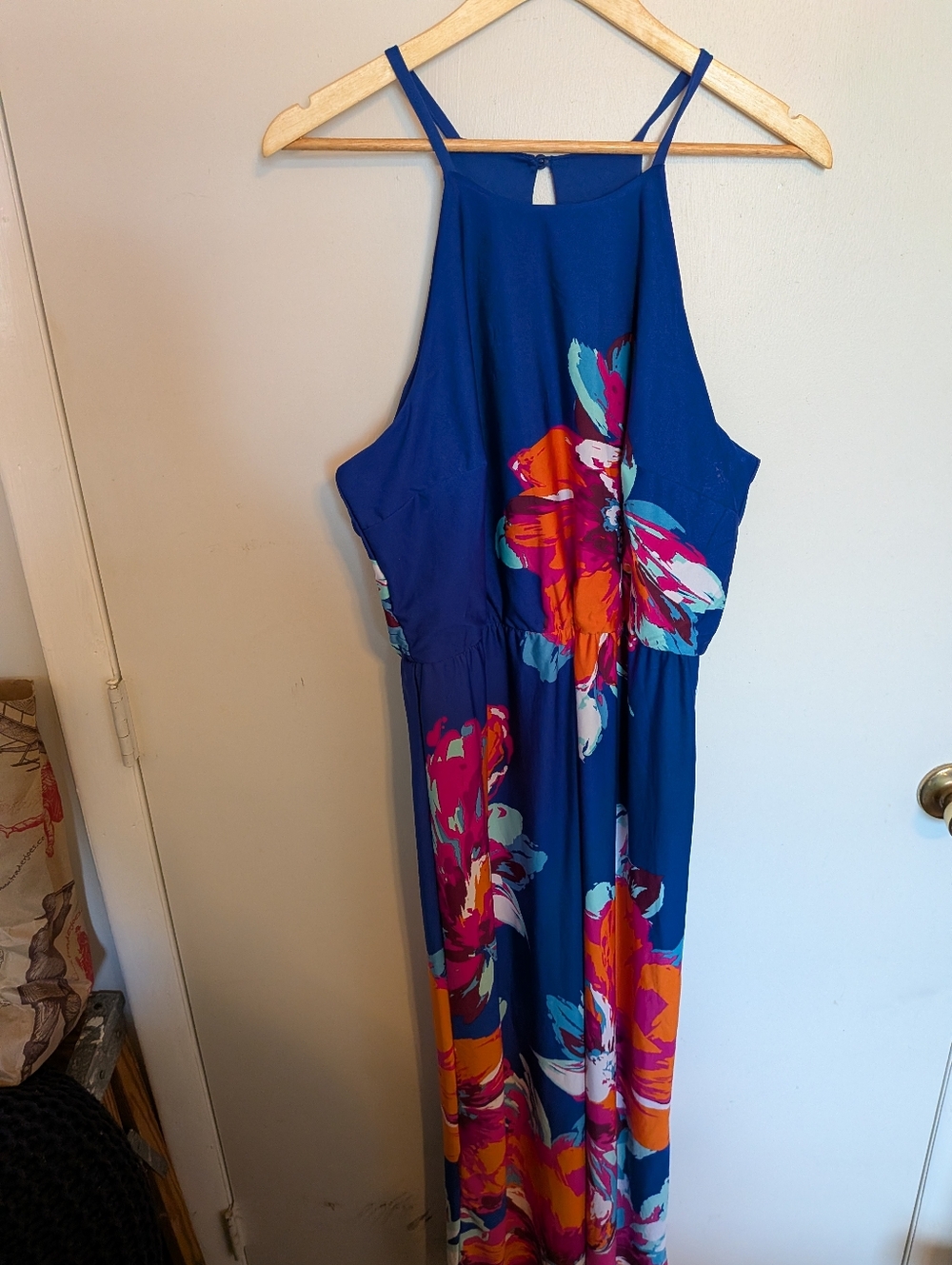 VENUS Cobalt Blue V-Neck Dress